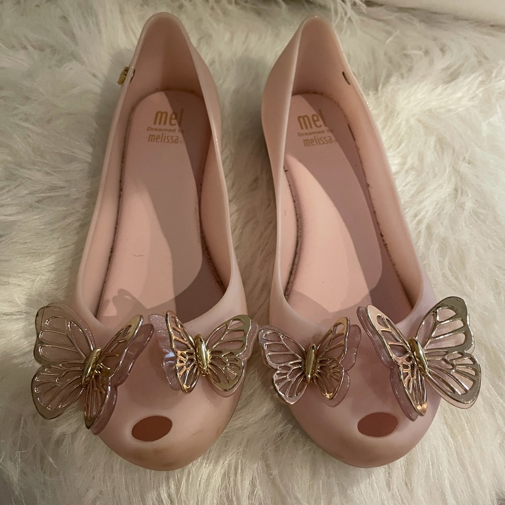 🔴SOLD🔴 Girls Pink Flat Shoes MEL by Melissa